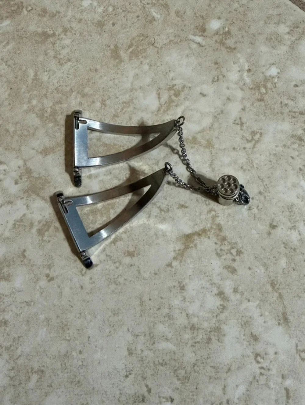Silver Rhinestone Apple Watch Necklace Adapter Connector Clip Bling